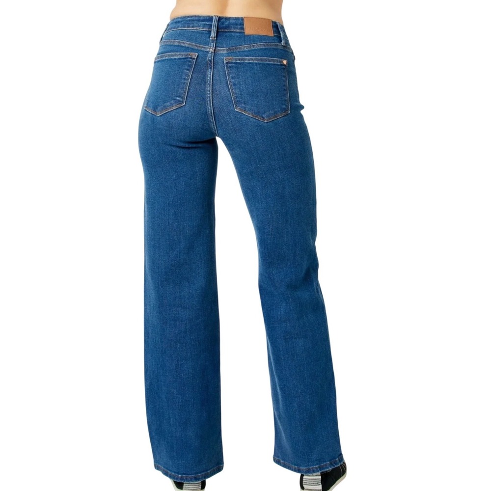 Judy Blue Boyfriend Fit Jeans Women 16W Medium Wash High Rise JB82335LT-CO-PL